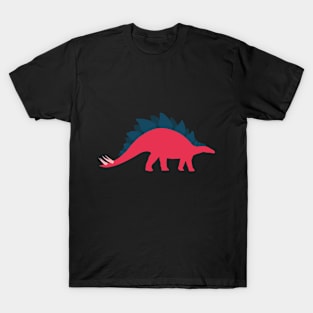 Minimalist Dinosaur Stegosaurus T-Shirt